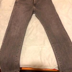 Levis 510 36X 32 Grey Skinny